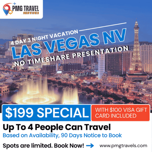 4 day 3 night Las Vegas NV $199 special package 03 - Travel Package