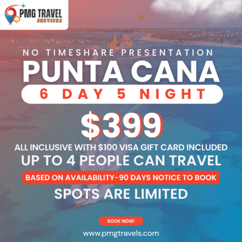 6 Day 5 Night Punta Cana $399 package 03 - Travel Package