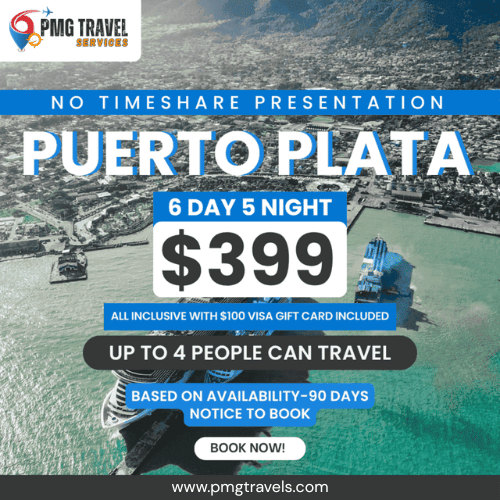 6 Day 5 Night Puerto Plata $399 package 02 - Travel Package